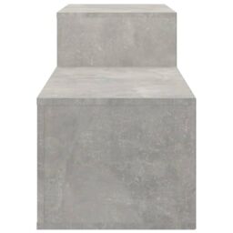 Berkfield Home Shoe Cabinet Concrete Grey 150x35x45 cm Engineered Wood - Size: 150 x 35 x 45 cm - thumbnail 6