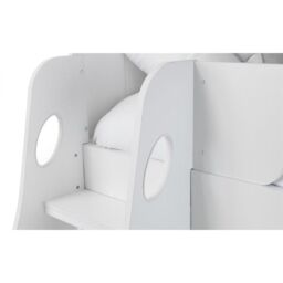 Ashfield White Pod Bunk Bed - Size: Single - thumbnail 4