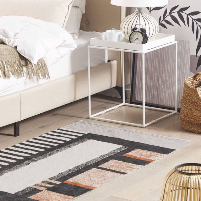 Wyld and Coco Multicolour Handwoven Cotton Rug 80 x 150 cm - Size: 80 cm x 150 cm - image 1