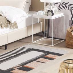 Wyld and Coco Multicolour Handwoven Cotton Rug 80 x 150 cm - Size: 80 cm x 150 cm