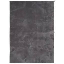Berkfield Home Rug Short Pile Soft & Washable Anthracite 240x340 cm in Dark Grey - Size: 100 cm diameter - thumbnail 3
