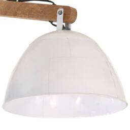 Berkfield Home Beautiful Ceiling Lamp 25 W White 105x30x65-108cm E27 - thumbnail 5