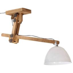 Berkfield Home Beautiful Ceiling Lamp 25 W White 105x30x65-108cm E27 - thumbnail 3