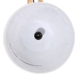 Berkfield Home Beautiful Ceiling Lamp 25 W White 105x30x65-108cm E27 - thumbnail 4
