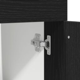 Berkfield Home Black Oak Drawer Bottom Cabinet - 30x46x81.5 cm, Made from Engineered Wood - Size: 30x46x81.5 cm - thumbnail 9