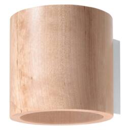 Sollux Lighting Modern Wall Lamp 10x10x12cm 1xLight in Brown - Size: 10 x 10 x 12 cm - thumbnail 1