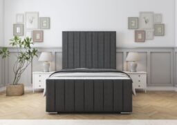 Comfort Beds Sara Bed Frame in Charcoal - Size: King - thumbnail 2