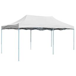 Berkfield Home Professional Folding Party Tent 3x6 m Steel White - thumbnail 1