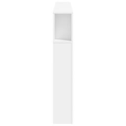 Berkfield Home LED Headboard White 160x18.5x103.5 cm Engineered Wood - thumbnail 7