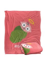 David Olenick Divine Instavention Silky Touch Super Soft Throw Blanket 152 X 127 cm in White - thumbnail 2