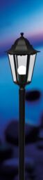 Nordlux Vintage Outdoor Garden Post Black Aluminium E27 Weatherproof, IP44 - thumbnail 3