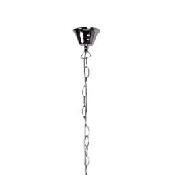 First Choice Lighting Set of 2 Clear & Chrome Marie Therese Style 5 x 40W Chandelier - thumbnail 4