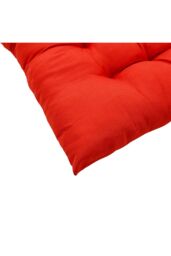 Living and Home 4Pcs Red Soft Seat Pads with Ties for Dining Chairs Desk Chair - thumbnail 7