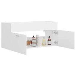 Berkfield Home Sink Cabinet White 100x38.5x46 cm Engineered Wood - thumbnail 4
