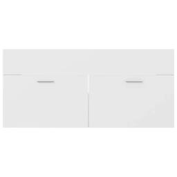 Berkfield Home Sink Cabinet White 100x38.5x46 cm Engineered Wood - thumbnail 6