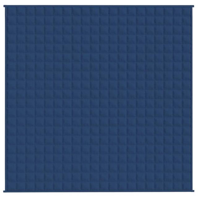 Berkfield Home Weighted Blanket Blue 200x200 cm 9 kg Fabric - image 1