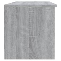 Berkfield Home TV Cabinet Grey Sonoma 102x35.5x36.5 cm Engineered Wood - thumbnail 7