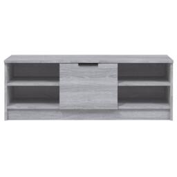 Berkfield Home TV Cabinet Grey Sonoma 102x35.5x36.5 cm Engineered Wood - thumbnail 6