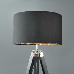 ValueLights Tripod Black Floor Lamp - thumbnail 3