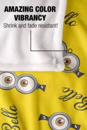 NBCU Minions & Monsters Bello Glasses Throw Blanket 152 X 127 Cm - Size: Large - thumbnail 5