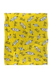 NBCU Minions & Monsters Bello Glasses Throw Blanket 152 X 127 Cm - Size: Large