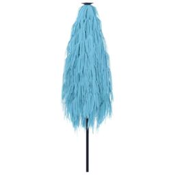 Berkfield Home Garden Parasol with Steel Pole Blue 268x268x226 cm - Size: 268 x 268 x 226 cm - thumbnail 6