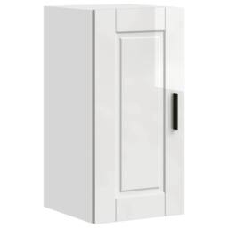 Berkfield Home Kitchen Wall Cabinet¬†Porto High Gloss White Engineered Wood - thumbnail 1