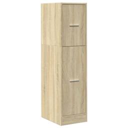 Berkfield Home Apothecary Cabinet Sonoma Oak 30x41x118 cm Engineered Wood in Light Oak - Size: 30 x 41 x 118 cm - thumbnail 3
