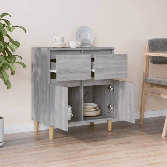 Berkfield Home Sideboard Grey Sonoma 60x35x70 cm Engineered Wood - Size: 60 x 35 x 70 cm - image 1