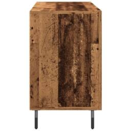 Berkfield Home Sideboard Old Wood 100x36x60 cm Engineered Wood in Brown - Size: 100 x 36 x 60 cm - thumbnail 6
