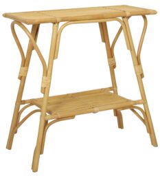Nordlys Natural Rattan Console Table in Brown