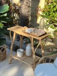 Nordlys Natural Rattan Console Table in Brown - thumbnail 6