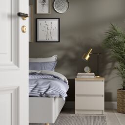 Furniture To Go Naia Bedside 2 Drawers in Beige - thumbnail 5