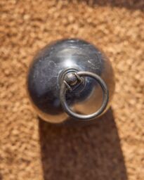 Dibor Contemporary Black Marble Door Stopper Heavy Weight Decorative Door Stop - thumbnail 4