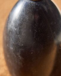 Dibor Contemporary Black Marble Door Stopper Heavy Weight Decorative Door Stop - thumbnail 3