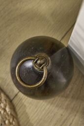 Dibor Contemporary Black Marble Door Stopper Heavy Weight Decorative Door Stop - thumbnail 5