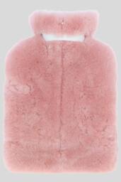 Fenland England Sheepskin Hot Water Bottle & Eye Mask Gift Set in Rose - thumbnail 3