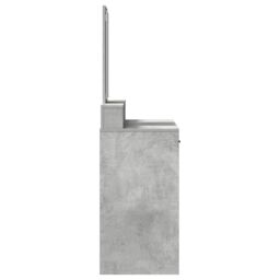 Berkfield Home Dressing Table with Drawers - Concrete Grey, 100x41x140 cm in Grey - Size: 100 x 41 x 140 cm - thumbnail 7