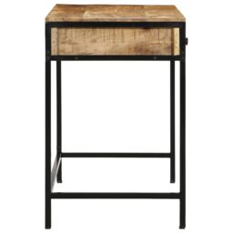 Berkfield Home Desk 105x50x75 cm Solid Wood Mango in Brown - Size: 105 x 50 x 75 cm - thumbnail 6