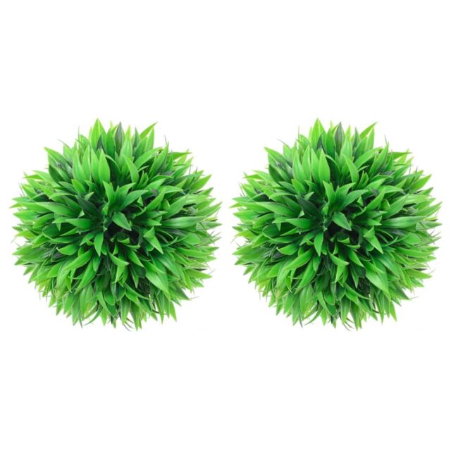 Berkfield Home Artificial Boxwood Balls 2 pcs 20 cm in Green - image 1