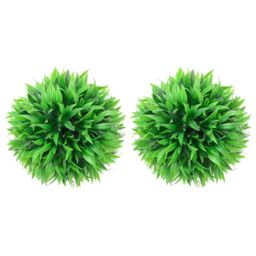 Berkfield Home Artificial Boxwood Balls 2 pcs 20 cm in Green - thumbnail 1