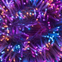 Samuel Alexander 50m LED TreeBrights String Lights with Timer in Rainbow on Clear Cable - thumbnail 7