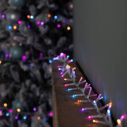 Samuel Alexander 50m LED TreeBrights String Lights with Timer in Rainbow on Clear Cable - thumbnail 2