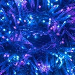 Samuel Alexander 50m LED TreeBrights String Lights with Timer in Rainbow on Clear Cable - thumbnail 9