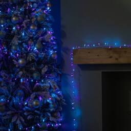 Samuel Alexander 50m LED TreeBrights String Lights with Timer in Rainbow on Clear Cable - thumbnail 6