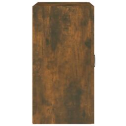 Berkfield Home Wall Cabinet Smoked Oak 60x31x60 cm Engineered Wood in Brown - Size: 60 x 31 x 60 cm - thumbnail 4