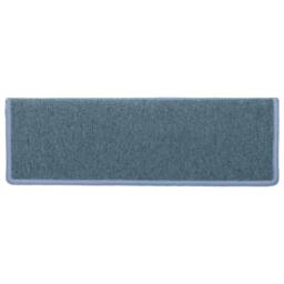 Berkfield Home Decorative Carpet Stair Treads 15 pcs 65x21x4 cm Blue - Size: Medium - thumbnail 6