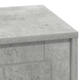 Berkfield Home Modern Bedside Cabinet with LED Lights Concrete Grey 44x34, 5x45 cm - thumbnail 9
