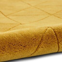 The Rug Shop UK Yellow Luxurious Modern Easy to clean Machine Made Chequered Area Rug - Size: 150 cm x 230 cm - thumbnail 7