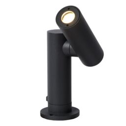 Lucide 'TATUM' Non Dimmable Tiltable Modern Garden Outdoor LED Spotlight in Black - thumbnail 5